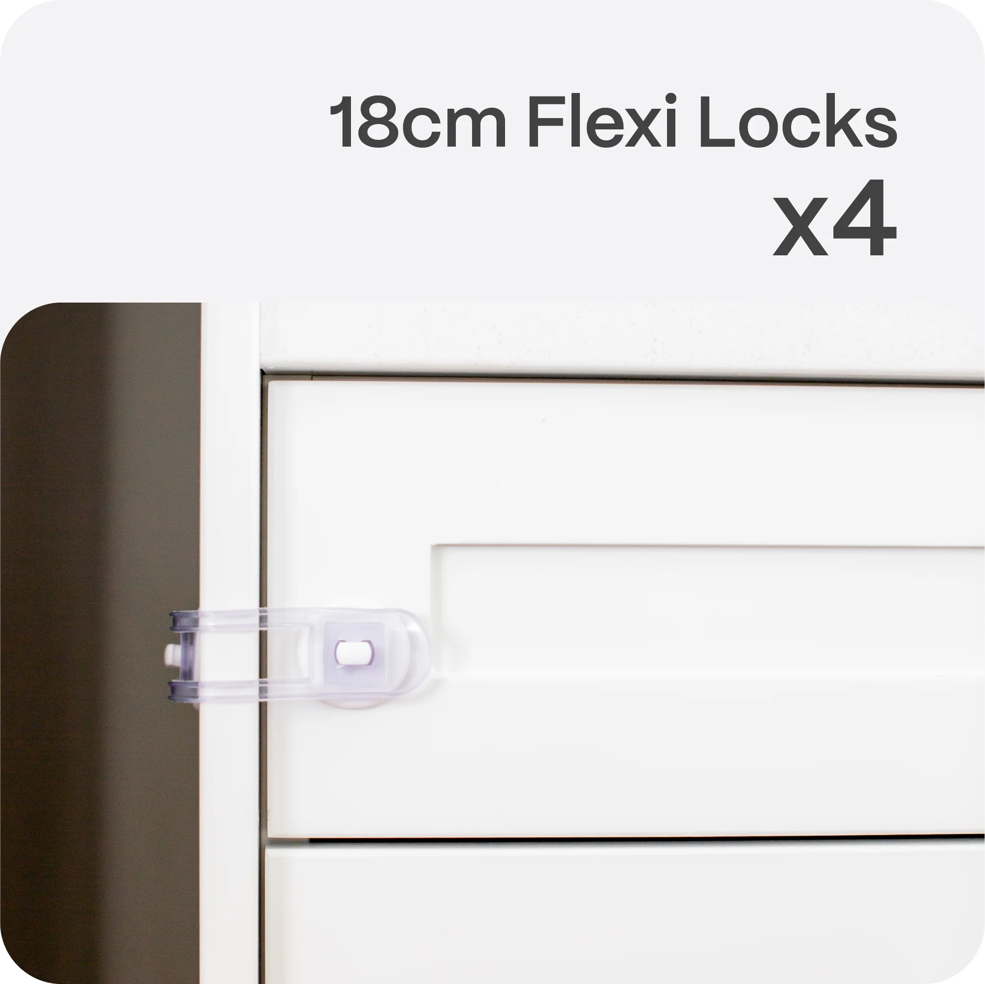 18cm Adhesive Universal Flexi Locks - Image 9