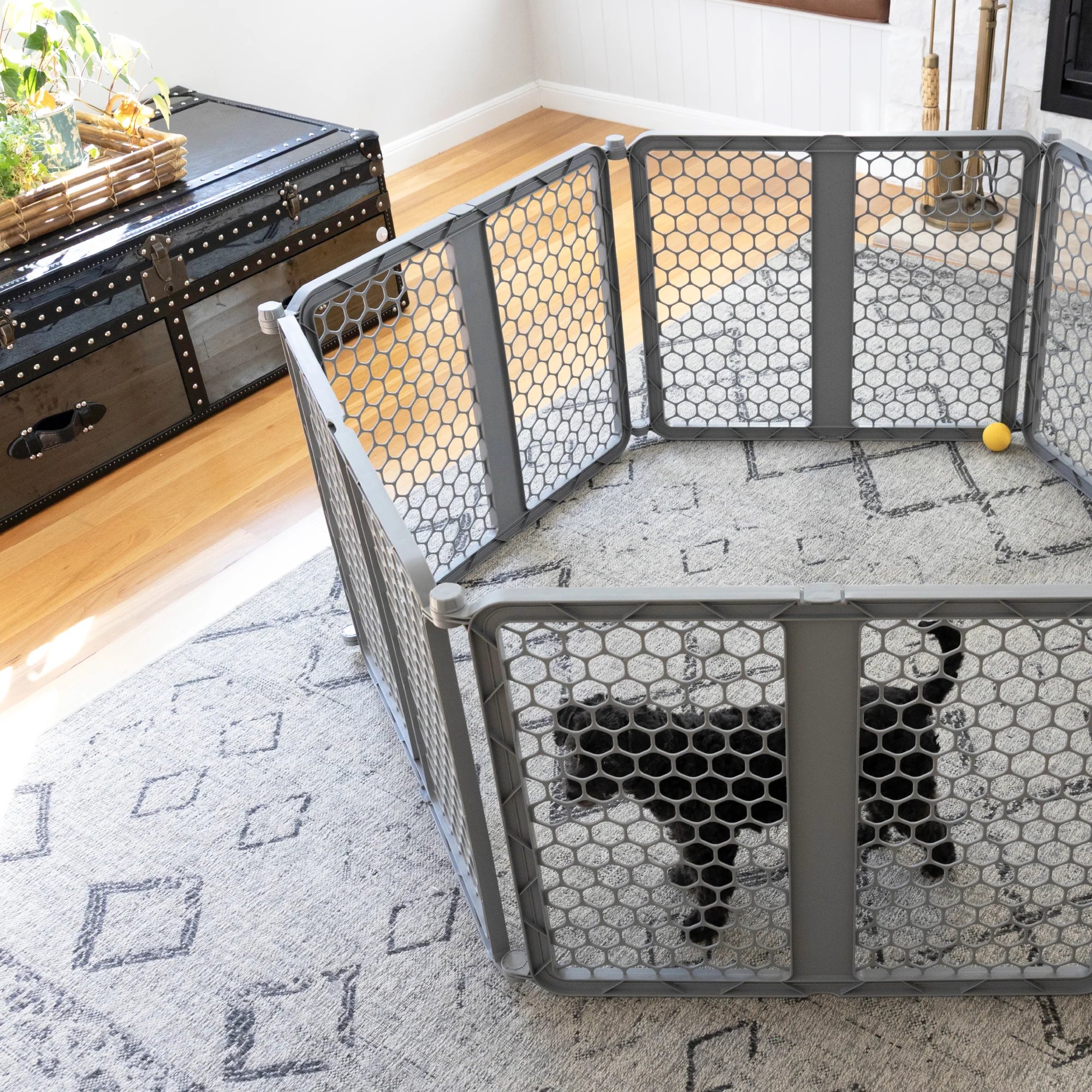 8-Panel Plastic Playpen Barrier | 6.2m W x 0.67m H - Image 13