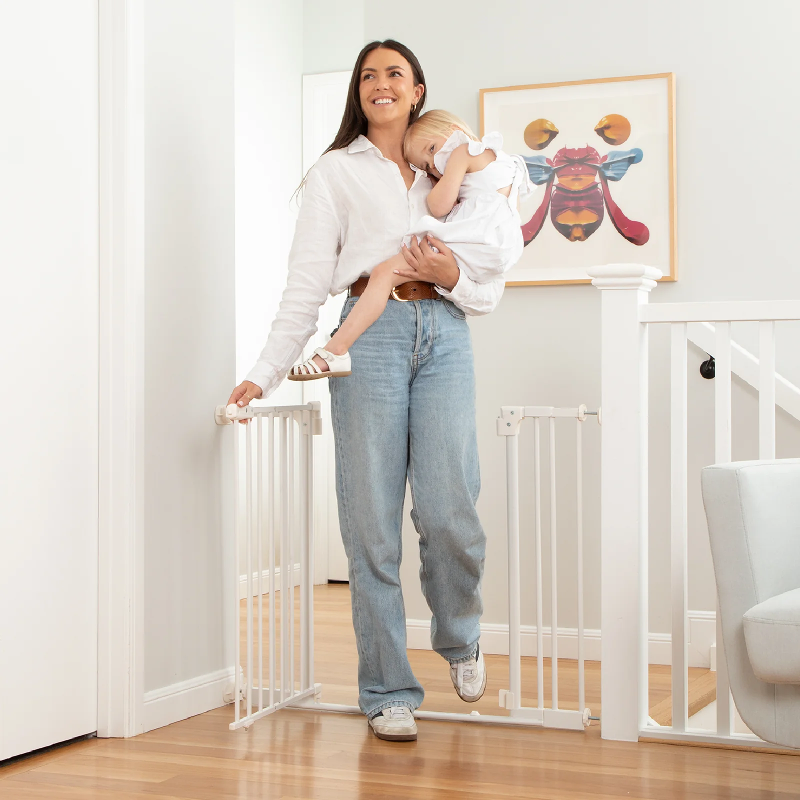 Safe Step Baby Gate | 1.02m W x 0.76m H