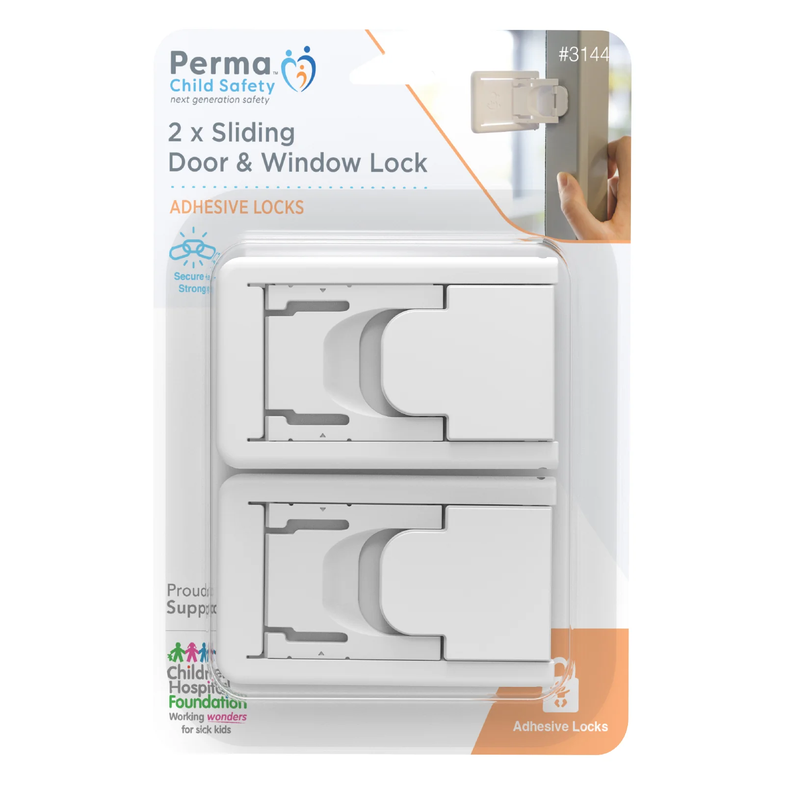 Adhesive Sliding Door & Window Lock - Image 3