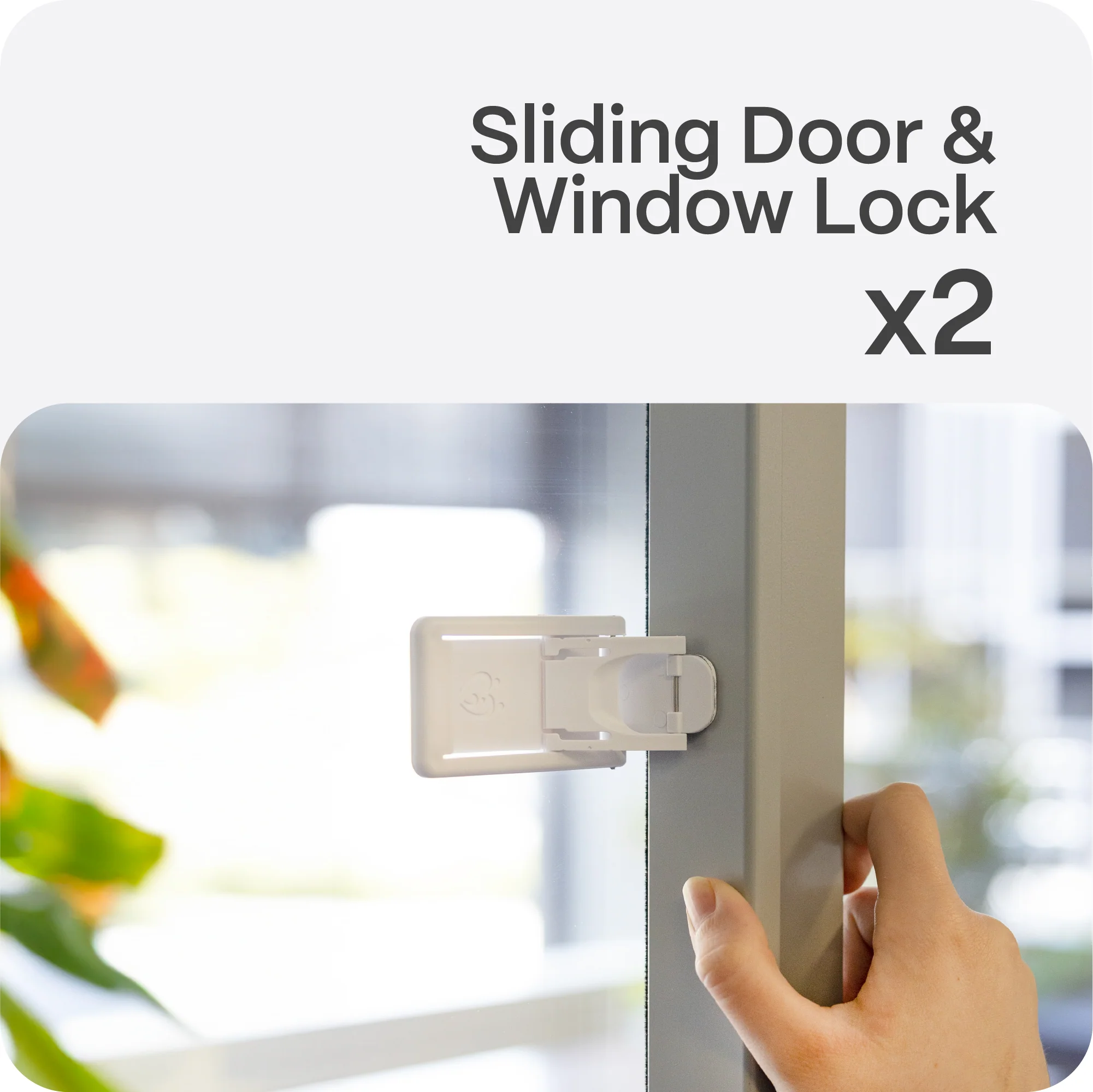 Adhesive Sliding Door & Window Lock - Image 9