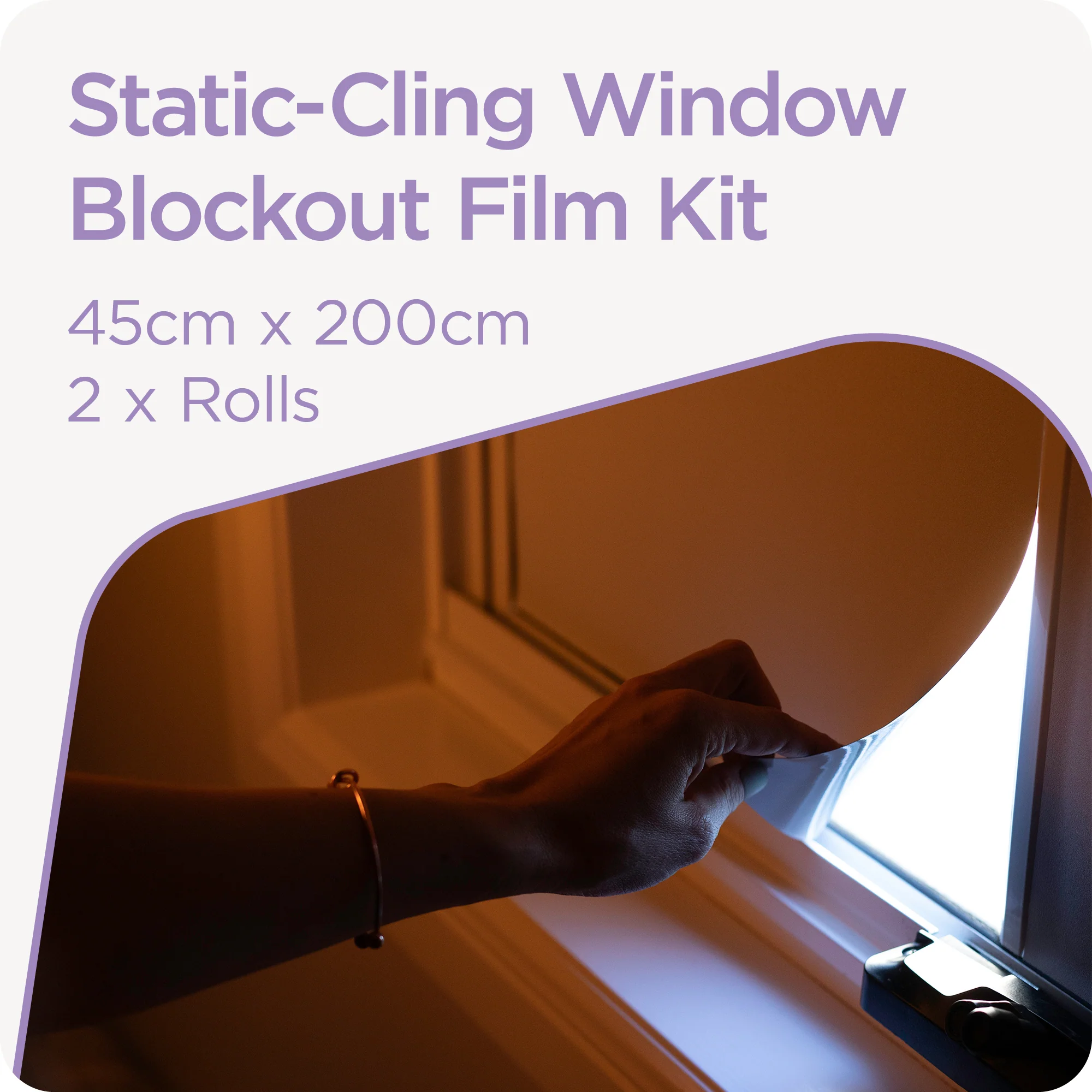 Static-Cling Window Blockout Film Kit - Image 7