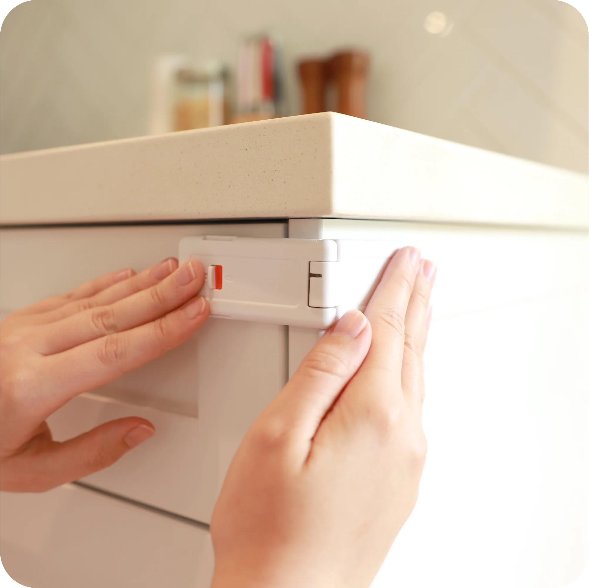 Adhesive Ultimate Corner & Appliance Lock - Image 11